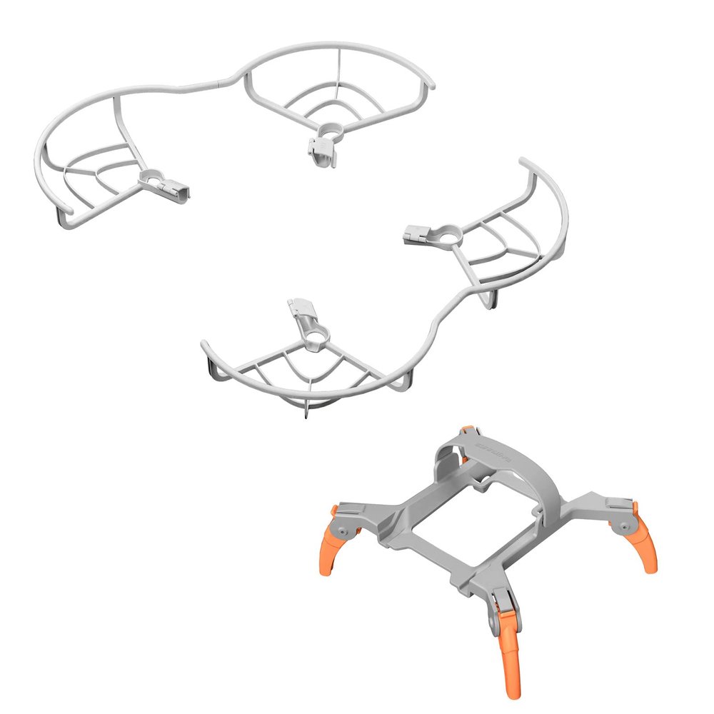 Mini 3 Pro Propeller Guard with Landing Gear Extended Leg for DJI Mini 3 Pro RC Drone Accessories - Orange