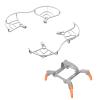 Mini 3 Pro Propeller Guard with Landing Gear Extended Leg for DJI Mini 3 Pro RC Drone Accessories - Orange view 1