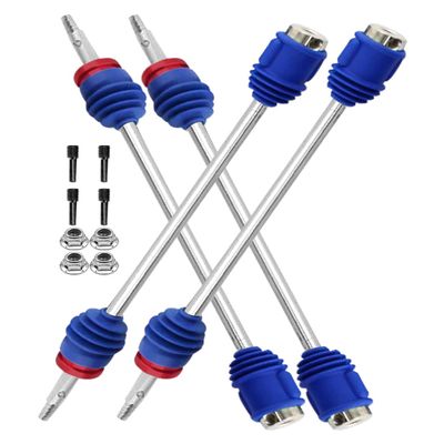 ARRCat Drive Shaft CVD Upgrades Parts for 1/10 T-Maxx/E-Maxx/Revo,4PCS Front Rear #45 Steel Axles Driveshafts Hop-up,Replace #5451R,Navy Blue