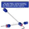 ARRCat Drive Shaft CVD Upgrades Parts for 1/10 T-Maxx/E-Maxx/Revo,4PCS Front Rear #45 Steel Axles Driveshafts Hop-up,Replace #5451R,Navy Blue view 3