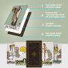 IXIGER Tarot Cards Deck with Guide Book, Classic Tarot Cards Set for Beginners and Experts, 78 Pcs with Black Velvet Pouch Bag view 3