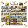 IXIGER Tarot Cards Deck with Guide Book, Classic Tarot Cards Set for Beginners and Experts, 78 Pcs with Black Velvet Pouch Bag view 4