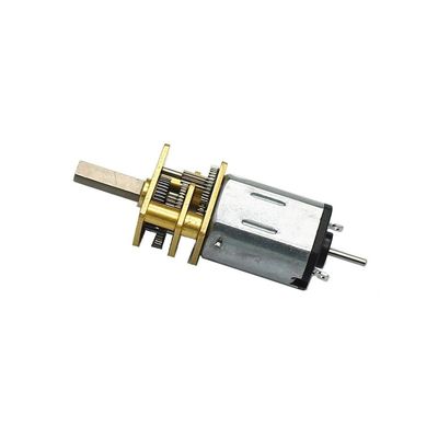 12GAN20 DC Gear Motor Shaft Model Smart Car Motor CAN Installed Encoder 3V 6V 12V - (Speed(RPM): 1 Ratio 10/ Voltage(V): 6V)