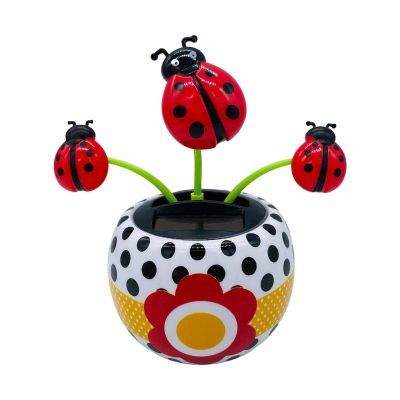 Bavokon Solar Dancing Flower,Cute Power Flower for Car Decoration Swing Flowers,Solar Dashboard Decorations Flower Dancing Toy Car Dashboard Flower Swinging Doll Car Desktop Home Ornament