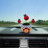 Bavokon Solar Dancing Flower,Cute Power Flower for Car Decoration Swing Flowers,Solar Dashboard Decorations Flower Dancing Toy Car Dashboard Flower Swinging Doll Car Desktop Home Ornament view 3