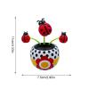 Bavokon Solar Dancing Flower,Cute Power Flower for Car Decoration Swing Flowers,Solar Dashboard Decorations Flower Dancing Toy Car Dashboard Flower Swinging Doll Car Desktop Home Ornament view 4