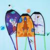 3 Pcs Mini Slingshot Kites - Thumb Ejection Kite Beach Toys Gift for Kids Teens Age 4-18 Years Old Easy to Fly Waterproof Stringless Beach Kite Small Funny Outdoor Sports Toy Dinosaur Rocket Style view 3