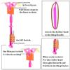 AMERICAN WIT 48 Pack - Cool LED Light Up Helicopters (Multicolored) Slingshot Style Flying Toy Arrow Launch Flies up to 100 Feet. (48) view 2