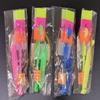 AMERICAN WIT 48 Pack - Cool LED Light Up Helicopters (Multicolored) Slingshot Style Flying Toy Arrow Launch Flies up to 100 Feet. (48) view 4