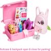 Barbie Doll & Accessories, Travel Set with Puppy and 10+ Pieces, Suitcase Opens & Closes, Barbie "Malibu" with Blonde Hair view 3