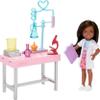 Barbie Chelsea Can Be Doll & Playset, Brunette Scientist Small Doll with Toy Chemistry Lab Table & STEM-Themed Accessories view 1
