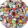 100 PCS Sports Stickers for Water Bottles, Laptop - Soccer, Football, Volleyball, Golf, Basketball Balls - for Teens and Kids view 1