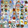 100 PCS Sports Stickers for Water Bottles, Laptop - Soccer, Football, Volleyball, Golf, Basketball Balls - for Teens and Kids view 3