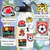 100 PCS Sports Stickers for Water Bottles, Laptop - Soccer, Football, Volleyball, Golf, Basketball Balls - for Teens and Kids view 4