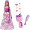Barbie Dreamtopia Doll, Twist 'n Style Pink Hair with Rainbow Extenstions, Twisting Tool and Styling Accessories view 1
