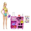Barbie Dolls & Accessories, Marine Biologist Doll (Blonde) & Mobile Lab Playset with 10+ Pieces, Case Opens for Storage & Travel view 1