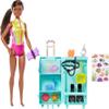 Barbie Careers Playset, Mobile Lab Set with Brunette Marine Biologist Fashion Doll & 10+ Accessories, Case Opens for Storage & Travel view 1