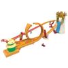 Hot Wheels Mario Kart Track Set & Toy Car, Super Mario Bros Jungle Kingdom Raceway, 3+ Feet Tall with Die-Cast Mario Kart & Waterfall Jump view 1