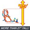 Hot Wheels Toy Car Track Set with Figure-8 Jump & 1:64 Scale Vehicle, 2-ft Tall Track, Connects to Other Sets view 3