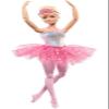 Barbie Dreamtopia Twinkle Lights Ballerina Doll with Blonde Hair & Light-Up Feature Wearing Royal Headband & Pink Tutu view 1