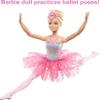 Barbie Dreamtopia Twinkle Lights Ballerina Doll with Blonde Hair & Light-Up Feature Wearing Royal Headband & Pink Tutu view 3