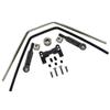 GPM 15Pc Set Upgrades Aluminum Front/Rear Sway Bar Mount with Linkage and Wire for 1/8 4Wd Sledge Monster Truck (95076-4) Rc Cars (Black) view 1