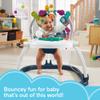 Fisher-Price Baby Bouncer SpaceSaver Jumperoo Musical Activity Center with Lights Sounds & Developmental Toys, Astro Kitty view 2