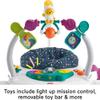 Fisher-Price Baby Bouncer SpaceSaver Jumperoo Musical Activity Center with Lights Sounds & Developmental Toys, Astro Kitty view 3