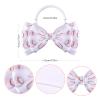 Baseball Headband for Girls with Bows,6 Pcs Elastic Nylon Hairbands Accessories for Infant Toddler Girl Kids,Baseball Gifts for Birthday,Sports Themed Party Supplies view 2