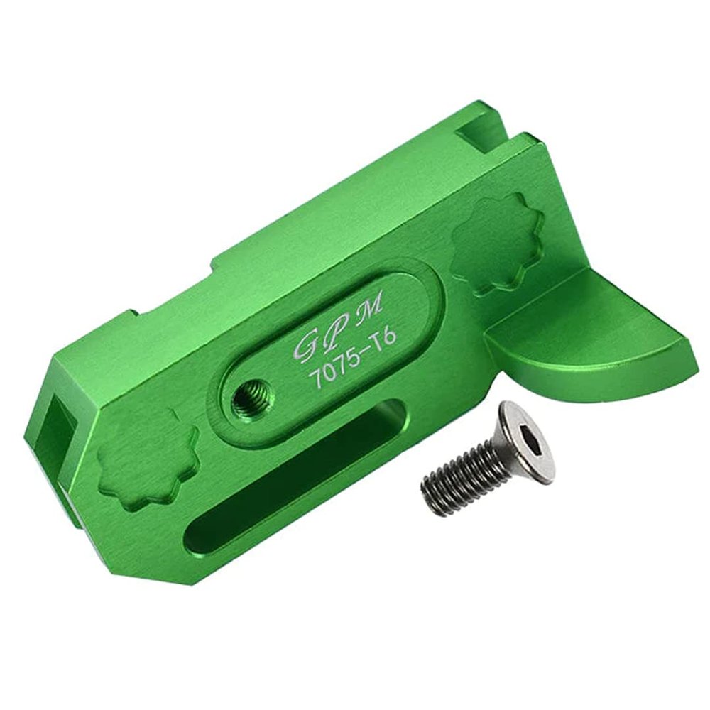 GPM 2Pc Set Upgrades Aluminum 7075-T6 Center Gearbox Support for Granite 4X4 Mega Moster Truck (AR102680) Rc Cars (Green)