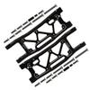 GPM 1Pcs Set Upgrades Aluminum 6061 Rear Suspension Arms for 1/8 4Wd Sledge Monster Truck (95076-4) Rc Cars (Black) view 1
