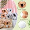 Aoriher 9 Pcs Koala Bear Plush Mini Stuffed Animal Small Koala Bear Keychain Plush Soft Huggable Bulk Toy Forest Stuffed Animals Set for Kids Birthday Party Favors Gifts Award, 4 Inches view 3