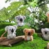 Aoriher 9 Pcs Koala Bear Plush Mini Stuffed Animal Small Koala Bear Keychain Plush Soft Huggable Bulk Toy Forest Stuffed Animals Set for Kids Birthday Party Favors Gifts Award, 4 Inches view 4