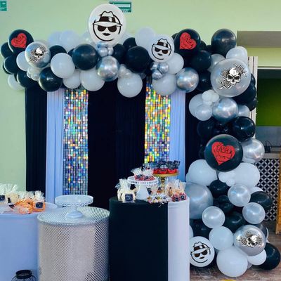 114 Pcs Cholo Balloon Arch Garland Kit - Early 2000s Party Balloons - Old School Cholo Theme Birthday Party Supplies