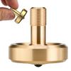 DjuiinoStar Premium Spinning Top: Lengthened Stem, Easy to Twirl, High Performance (BR 13+, AVG 5-8), CNC Machined Brass, Great Time Killer, EDC Fidget Toy DST-820 view 1