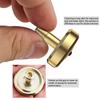 DjuiinoStar Premium Spinning Top: Lengthened Stem, Easy to Twirl, High Performance (BR 13+, AVG 5-8), CNC Machined Brass, Great Time Killer, EDC Fidget Toy DST-820 view 4