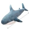 XIYUAN 39.3-Inch SharkPlush Toy Giant SharkStuffed Animal Soft SharkPillow Cushion Shark Plush Pillow Chubby Stuffed Shark Toy Bedtime Gift Throw Pillow for Home Room Dcor Kids view 2