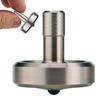 DjuiinoStar Premium Titanium Spinning Top: Lengthened Stem, Easy to Twirl, Decent Performance (4-7 Minutes), CNC Machined, Great Time Killer, EDC Fidget Toy DST-821 view 1