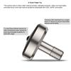DjuiinoStar Premium Titanium Spinning Top: Lengthened Stem, Easy to Twirl, Decent Performance (4-7 Minutes), CNC Machined, Great Time Killer, EDC Fidget Toy DST-821 view 3