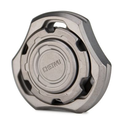 DjuiinoStar High-end Fidget Spinner, Unique Dual Bearings Design, Precisely CNC Machined (Made by Titanium), Premium EDC Toy DFS-06