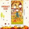Happy Thanksgiving Toss Game Banner with 3 Bean Bags Scarecrow Bean Bag Toss Games Thanksgiving Game Decoration Thanksgiving Turkey Harvest Party Games for Kid Adult Party Supplies (Thanksgiving) view 2