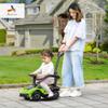 Aosom 2-in-1 Ride On Push Car for Toddlers 1-3, Licensed Lamborghini Stroller Sliding Car, Push-Along with Under Seat Storage Horn Engine Sound and Steering Wheel, Manual, Green view 2