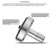 DjuiinoStar Premium Spinning Top: Lengthened Stem, Easy to Twirl, High Performance (BR 13+, AVG 5-8), CNC Machined Stainless Steel, Great Time Killer, EDC Fidget Toy DST-819 view 3