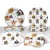 40PCS Dog Birthday Party Supplies Puppy Party Decorations Dog Party Plates and Napkins Disposable Party Tableware Set for Doggy Kids Dog Party Decor,Severs 20 view 1