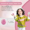 MoonxHome Ball Pit Balls for Toddlers, BPA Free Crush Proof Plastic Toy Balls for Ball Pit, Ideal Gift for Christmas Balls for Play Tent 2.15 Inch Pack of 100 White Light-Grey Light-Pink view 3