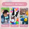 MoonxHome Ball Pit Balls for Toddlers, BPA Free Crush Proof Plastic Toy Balls for Ball Pit, Ideal Gift for Christmas Balls for Play Tent 2.15 Inch Pack of 100 White Light-Grey Light-Pink view 4