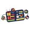 Cuisine Elegance Kids Fabric Basic Motor Skills Brain Development Busy Sensory Activity Board view 3