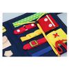 Cuisine Elegance Kids Fabric Basic Motor Skills Brain Development Busy Sensory Activity Board view 4