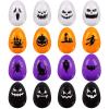 PINKXHY 80 Pcs Halloween Eggs Skull Plastic Eggs Scavenger Hunt for Trick or Treating Candy Box Favor Mini Pumpkins Ghost Spiders Favors for Halloween Party Supplies view 1