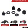 RCAWD Wheel Hex & Wheel Nut 17mm for ARRMA 6S, Fireteam 6S, Kraton 6S, Notorious 6S, Outcast 6S, Talion 6S Upgrades Parts, Wheels Hubs Adapter for #AR310484#ARAC9416, #AR310449#ARAC9763 Black view 2